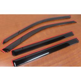 Mopar In-Channel Side Window Air Deflectors Tinted For Three Row