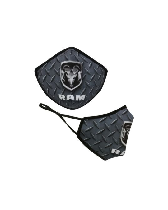 Genuine Mopar Face Mask With Ram Step Plate Logo