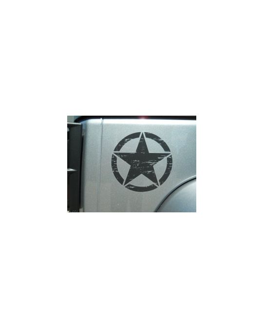 Mopar Decal Freedom Star Black