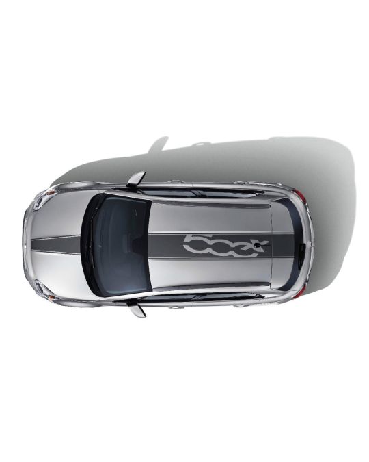 Mopar Decal Kit Topside Grey Stripe With 500X Logo