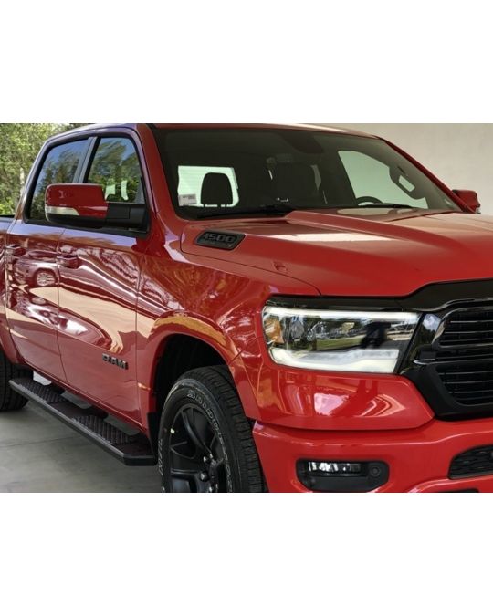 Mopar Emblem Blacked Out Hood Badge Right Side 1500 HEMI 5.7L