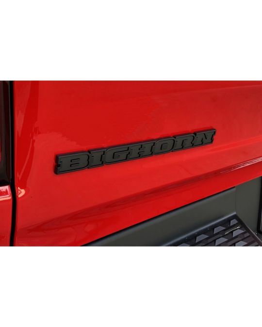 Mopar Emblem Blacked Out Bighorn Tailgate Badge