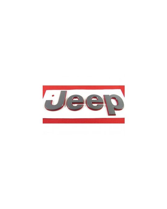 Mopar "Jeep" Fender Emblem Rubicon Version With Red Outline