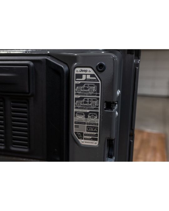 Mopar Tailgate Information Plate