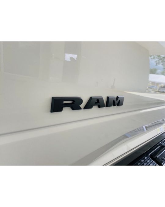 Mopar RAM Door Emblem Matte Black Driver Side