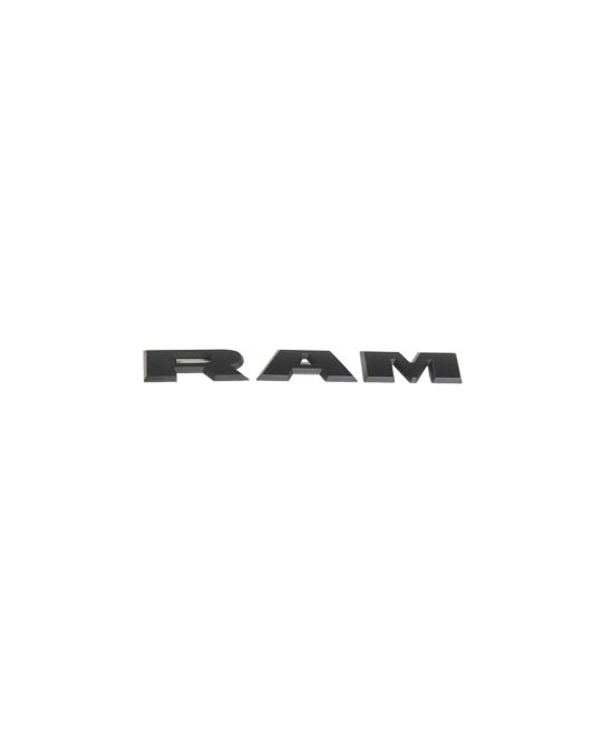 Mopar RAM Door Emblem Matte Black Passenger Side