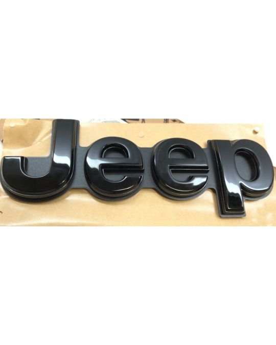 Mopar Gloss Black Altitude Edition Tailgate Jeep Emblem For Three Row