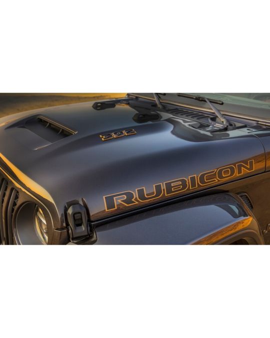 Mopar Hood Side Decal Rubicon Black Bronze