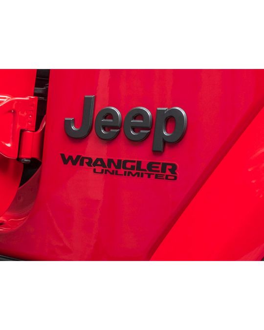 Mopar Fender Decal Wrangler Unlimited Black
