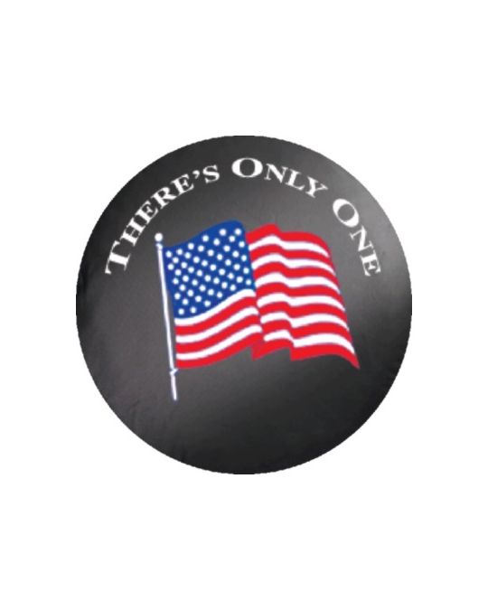 Mopar Spare Tire Cover Cloth American Flag Logo