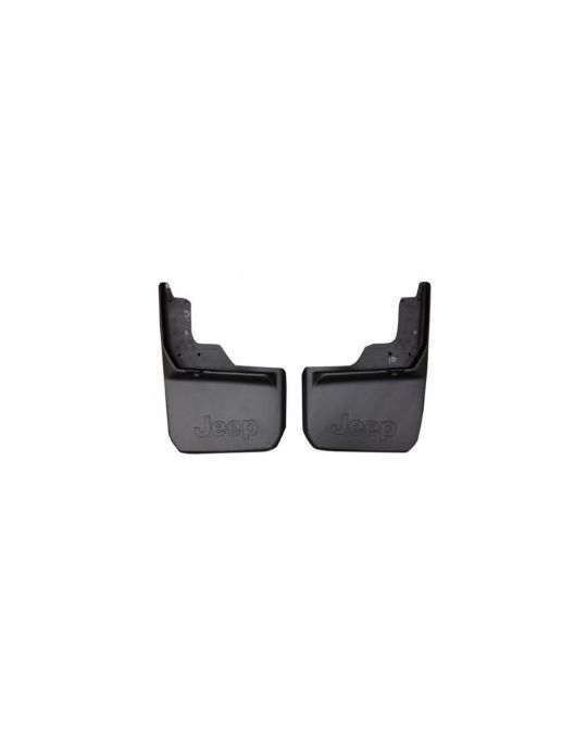 Mopar Splash Guards Rear Molded Black W/ Jeep Logo