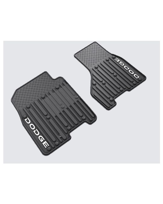 Mopar Rubber Mats Front Dark Slate