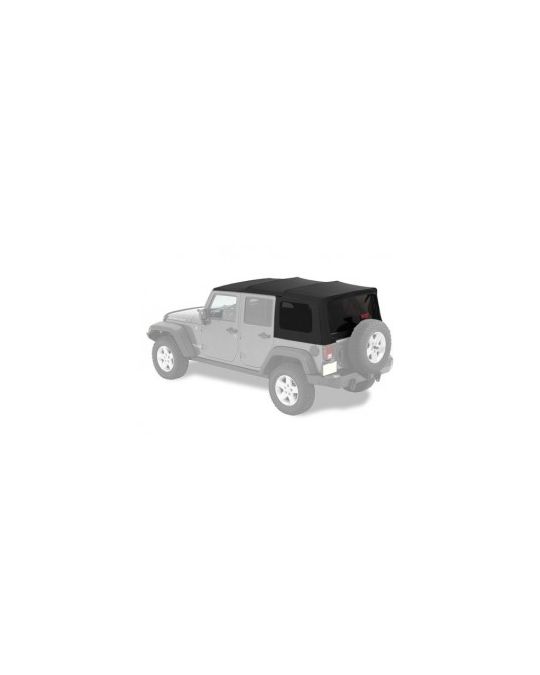 Mopar Soft Top 4 Door Black Premium Sunrider Design