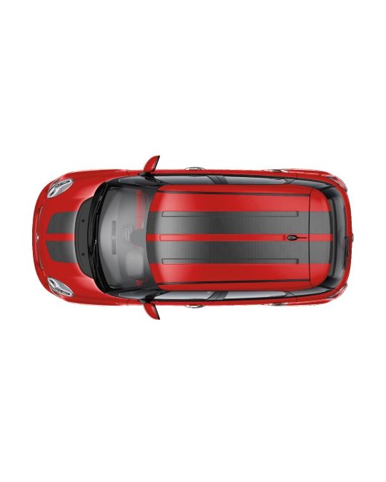 Mopar Decal - Roof / Hood - Carbon Fiber Double Racing Stripes