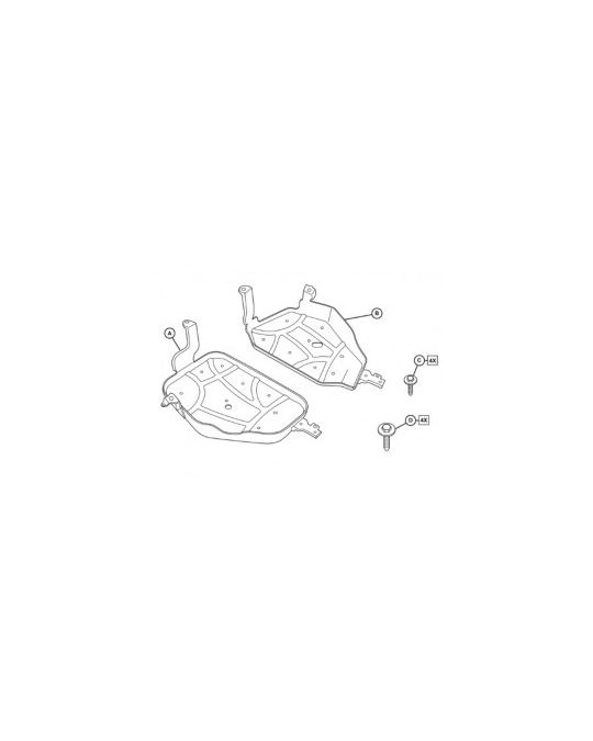 Mopar Skid Plate Kit Fuel Tank