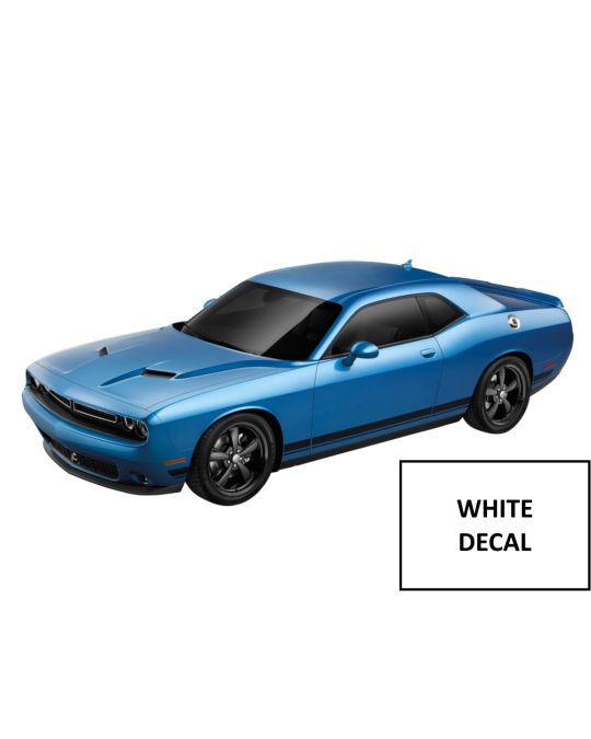 Mopar Decal Kit R/T Bodyside Stripe Kit Low Body Side White