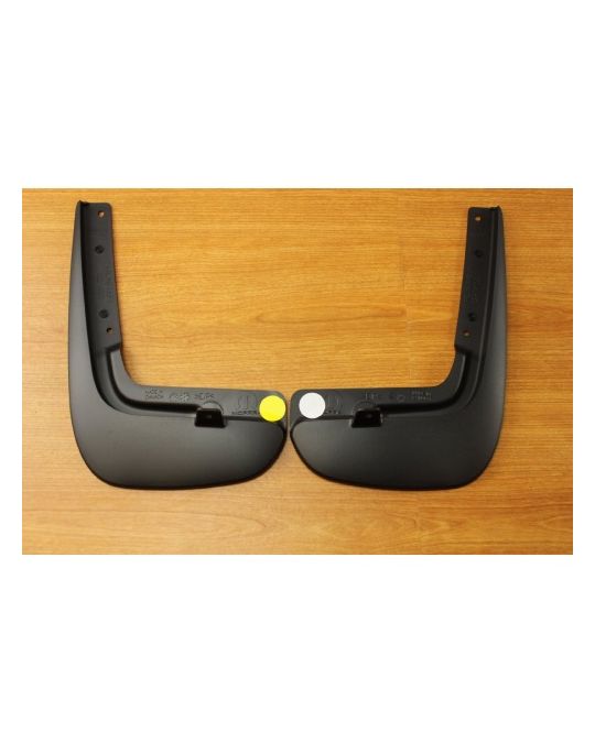 Mopar Splash Guards Front Pair Black Molded