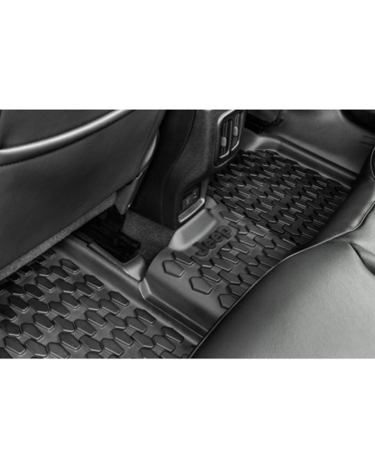 Mopar Rubber Mats With Jeep Logo