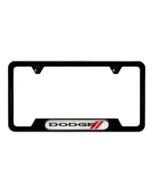 Mopar Plate Frame Black W/ Dodge Logo