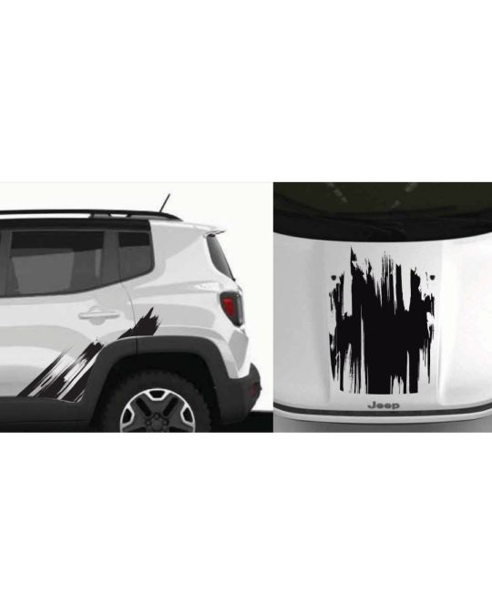 Mopar Graphic Hood & Bodyside Black Brushed