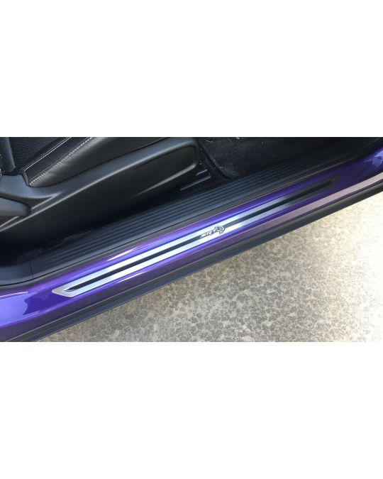 Mopar Door Sill Guards - Hellcat Logo