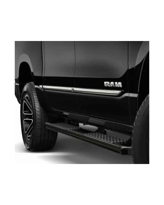 Mopar Chrome Bodyside Moldings - Quad Cab - 6'4" Bed