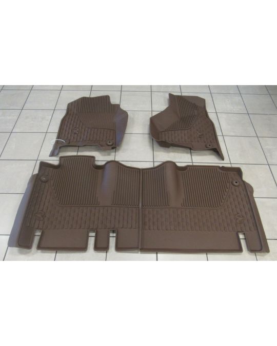Mopar All Weather Mats Mega Cab Bucket Seats Brown