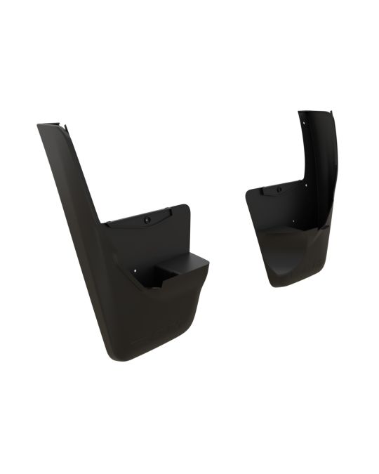 Mopar Deluxe Molded Splash Guards Black With RAM Logo Rear Pair For Vehicles Without Fender Flares