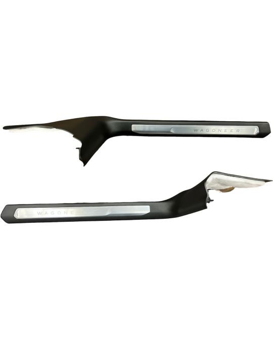 Mopar Stainless Steel Door Sill Scuff Plates With Wagoneer Logo Kit Of Two For Front Doors