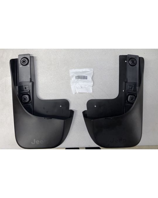 Mopar Rear Molded Splash Guards With Jeep Logo For Two Row