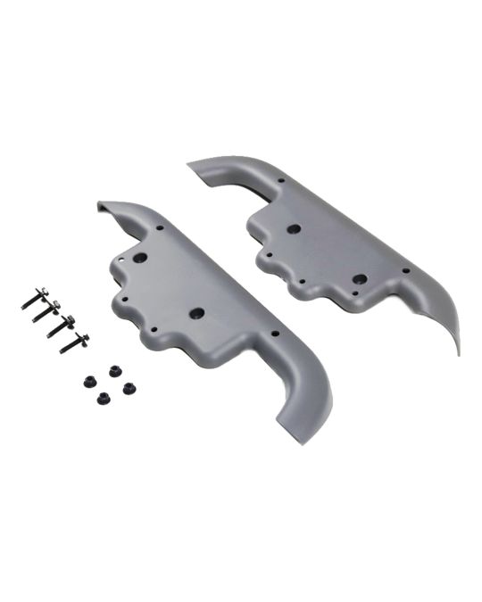 Mopar Off Road Rear End Rock Rail Trim Covers Sting Grey