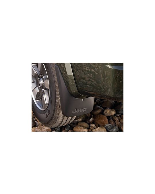 Mopar Splash Guards Front Molded Black