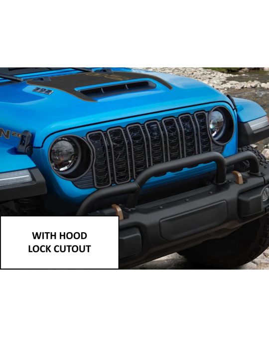 Mopar Rubicon 20th Anniversary Grille With Hood Lock Option