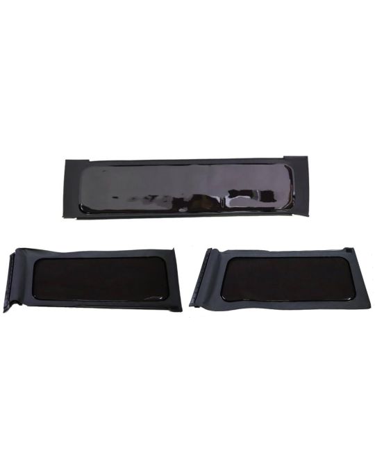 Mopar Replacement Window Set For 2 Door Standard Black Soft Top Tinted