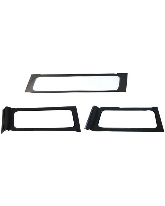Mopar Replacement Window Set For 4 Door Premium Black Soft Top Clear