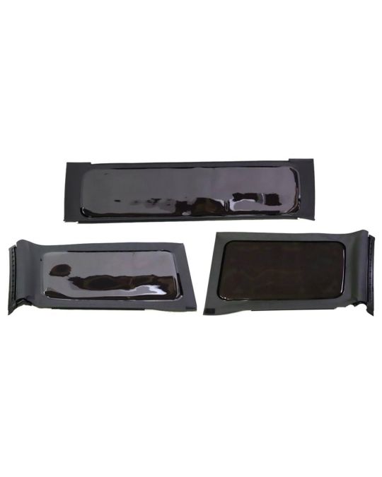Mopar Replacement Window Set For 4 Door Standard Black Soft Top Tinted