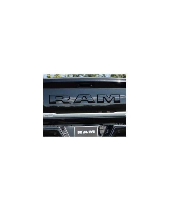 Mopar RAM Tailgate Lettering Brilliant Black
