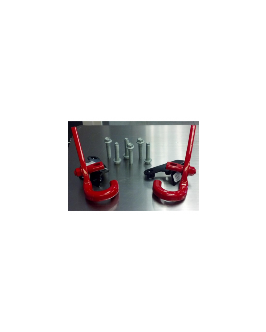 Mopar Tow Hooks Rear Red Rubicon 10th Anniversary