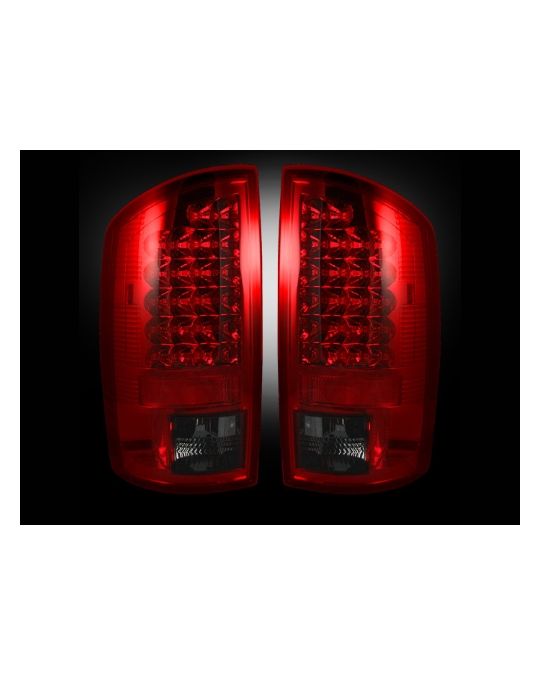 RECON Tail Lights LED Dark Red Smoked Lens