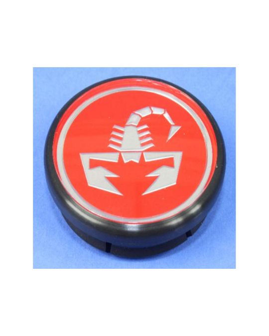 Mopar Center Cap Abarth Red Scorpion Logo