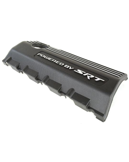 Mopar Ignition Coil Cover For 6.4L Engine With Powered By SRT Logo Left Side