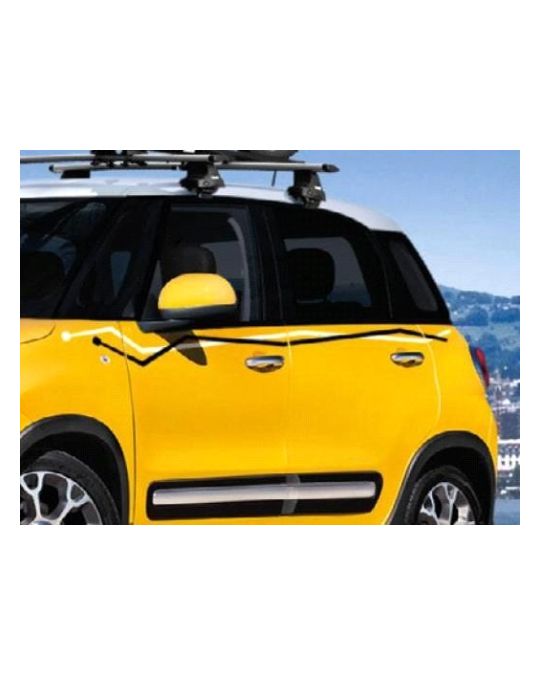 Mopar Decal - Upper Body Side - Black / White Zig Zag