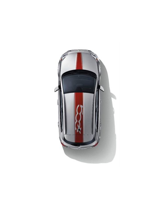 Mopar Decal Kit Topside Red Stripe With 500X Logo
