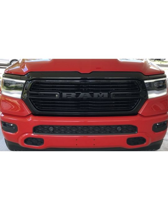 Mopar Emblem Blacked Out RAM Front Grille Badge