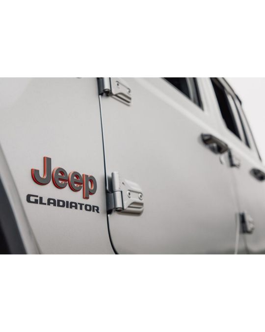 Mopar "Jeep" Fender Emblem Mojave Orange