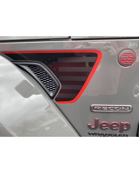 Mopar Fender Decal - Recon Flag Left