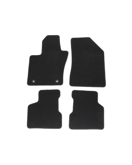 Mopar Carpeted Floor Mats Black Set Of Four For Front And Rear