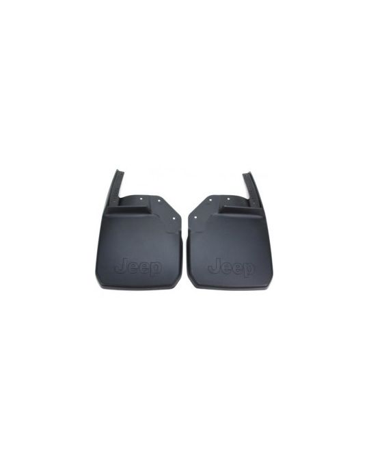 Mopar Splash Guards Front Molded W/ Jeep Logo