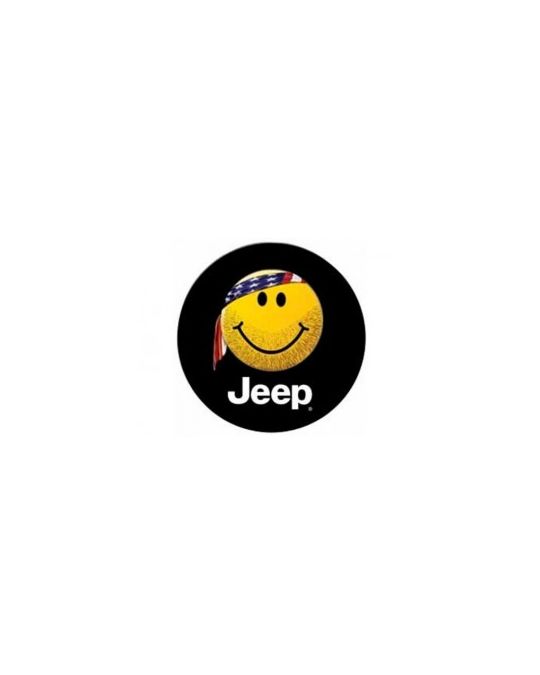 Mopar Spare Tire Cover Cloth Smiley Face Logo