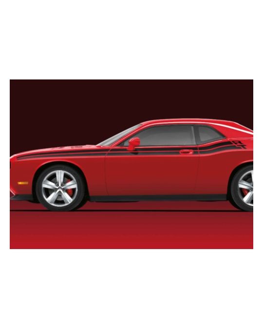 Mopar Decal Kit R/T Bodyside Stripe Kit Black